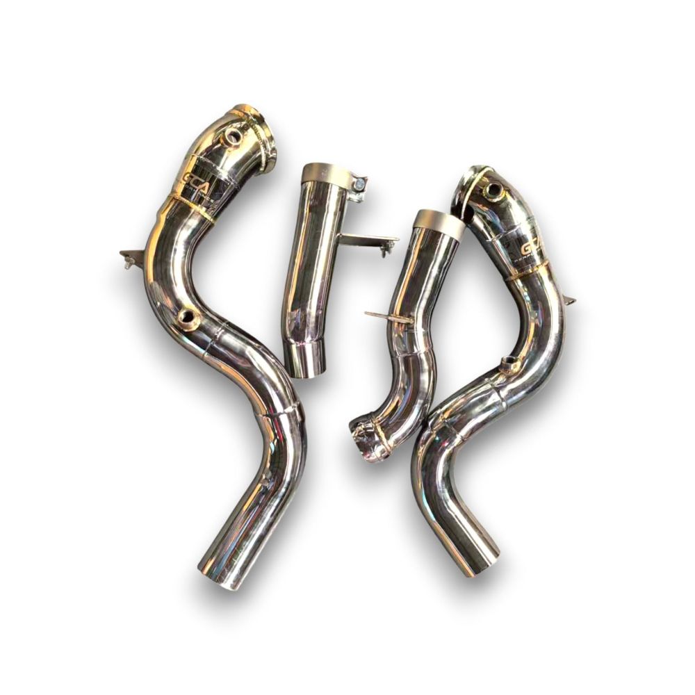 2020+ Mercedes GLE63 AMG Downpipes | W167 No Heat Shield / Racing Downpipe (No Cat) Downpipes